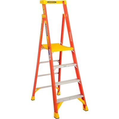 Little Giant Ladder Systems Flip-N-Lite, 4-Foot, Stepladder, Aluminum, Type  1A, 300 Lbs Rated (15272-001)